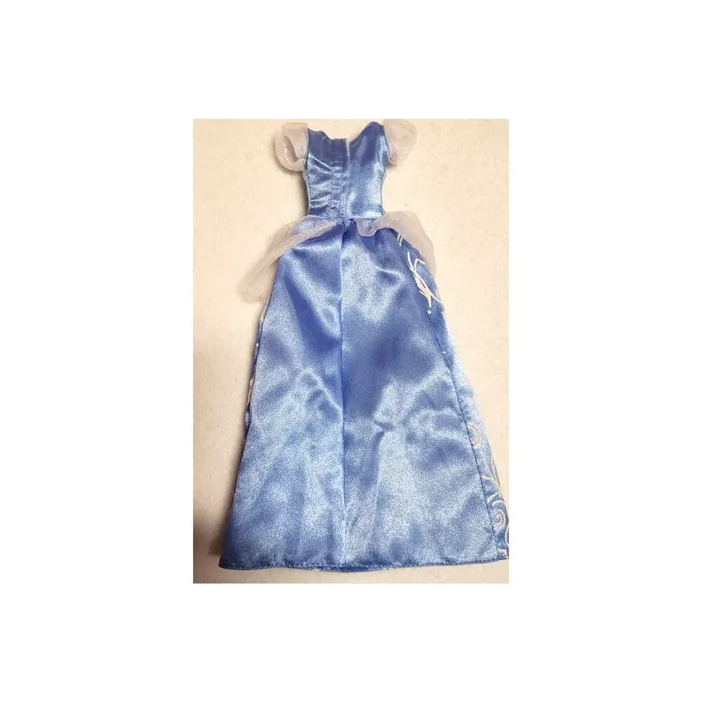 Disney Cinderella Dress Barbie Size Blue Gown Princesscore Fairytale Replacement